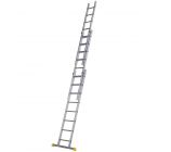 Werner Square Rung Extension Ladder 2.45m Triple 57712120