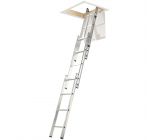 Werner Loft Ladder 3 Section with Handrail 76003