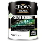 Crown Trade Clean Extreme Mould Inhibiting Scrubbable Matt