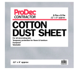 Rodo ProDec 12' x 9' Cotton Twill Dust Sheet