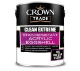 Crown Trade Clean Extreme Stain Resistant Acrylic Eggshell