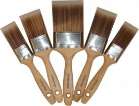 Maxim Decorating Supplies ABT Synthetic Cutting Edge 5 Piece Brush Set