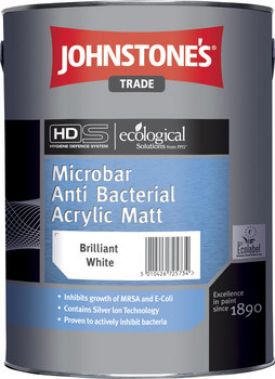 Johnstones Microbar Anti Bacterial Acrylic Matt