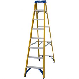 Werner Fibreglass Stepladder 8 Tread 7160818