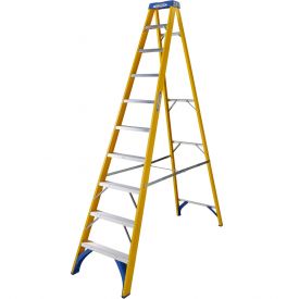 Werner Fibreglass Stepladder 10 Tread 7161018