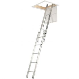 Werner Loft Ladder 2 Section with Handrail 76002