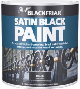 Blackfriar Satin Black Paint