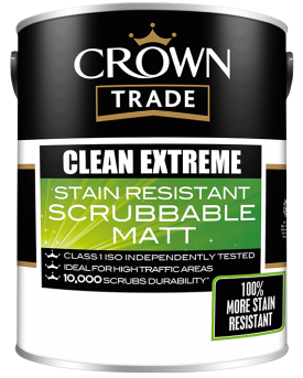 Crown Trade Clean Extreme Scrubbable Matt