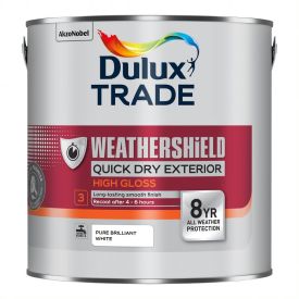 Dulux Trade Weathershield Quick Dry Exterior High Gloss