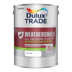 Dulux Trade Weathershield All Seasons Pliolite Smooth Masonry Paint