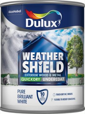 Dulux Weathershield Quick Dry Undercoat Brilliant White
