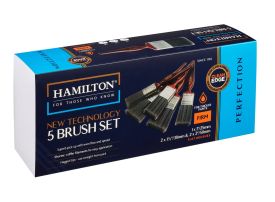 Hamilton Perfection Clean Edge (5) Piece Brush Set