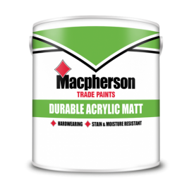 Macpherson Trade Paints Durable Acrylic Matt