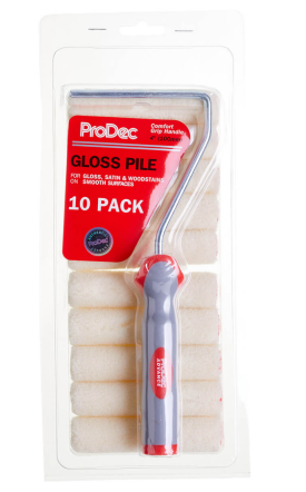 Rodo ProDec 4" Gloss Pile Roller Kit