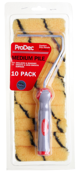 Rodo ProDec 4" Tiger Stripe Roller Kit