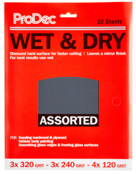 Rodo ProDec 10 pk Assorted Grits Wet and Dry