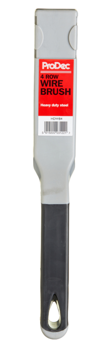 Rodo ProDec 10" 4 Row Wire Brush