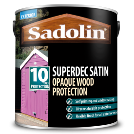 Sadolin Superdec Opaque Wood Protection Tester Pots