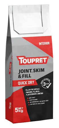 Toupret Joint, Skim & Fill Quick Dry