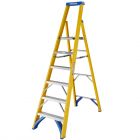 Werner Fibreglass Platform Stepladder 6 Tread 7170618