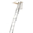 Werner Loft Ladder 3 Section with Handrail 76003