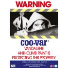 Coo-Var Anti-Climb Paint Warning Sign