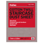Rodo ProDec 24' x 3' Cotton Twill Dust Sheet (Stair Runner Type)