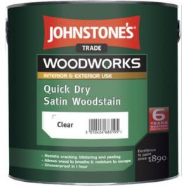 Johnstones Quick Dry Satin Woodstain