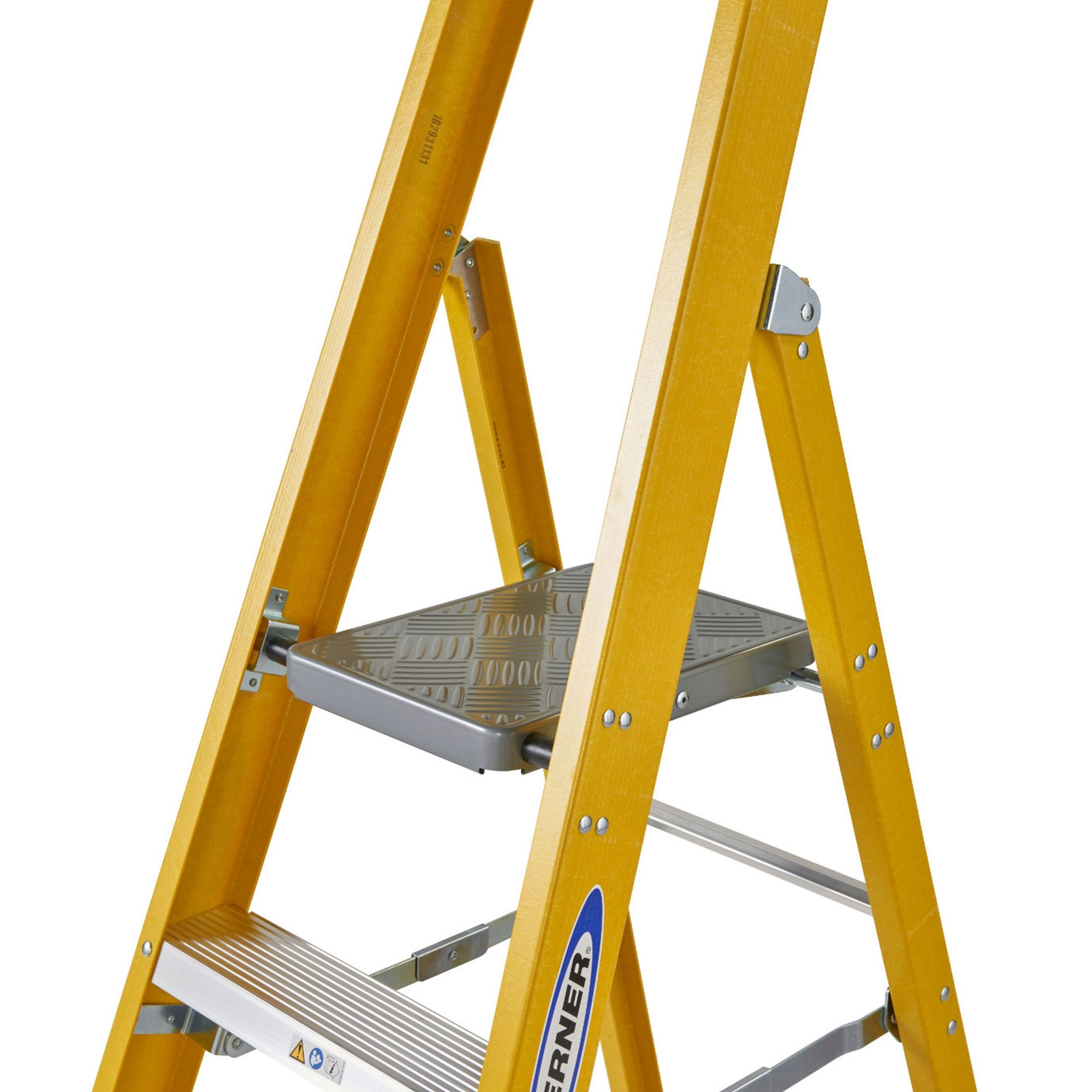 Werner 8 tread shop platform step ladder