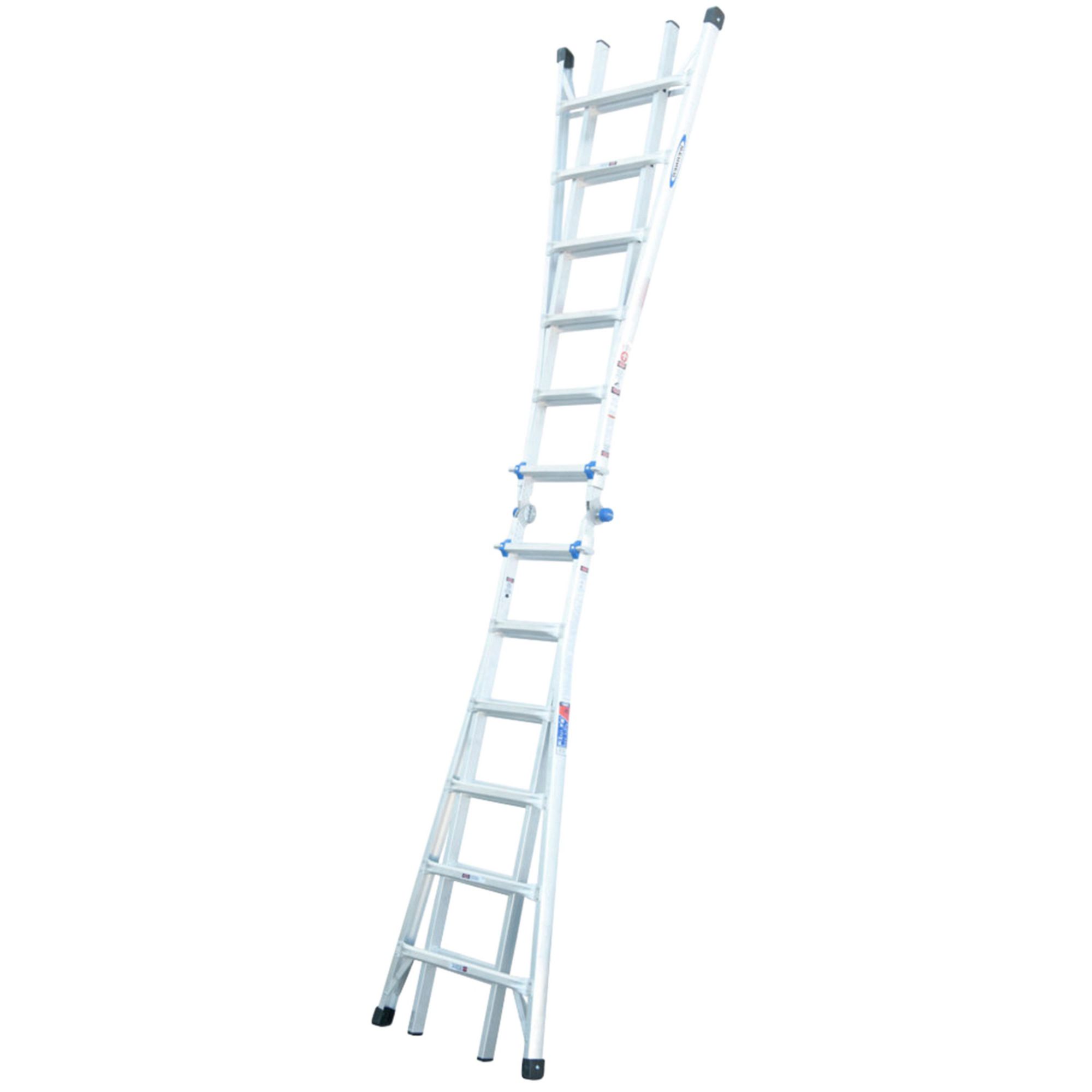Werner Telescopic Combination Ladder 4x6 75056
