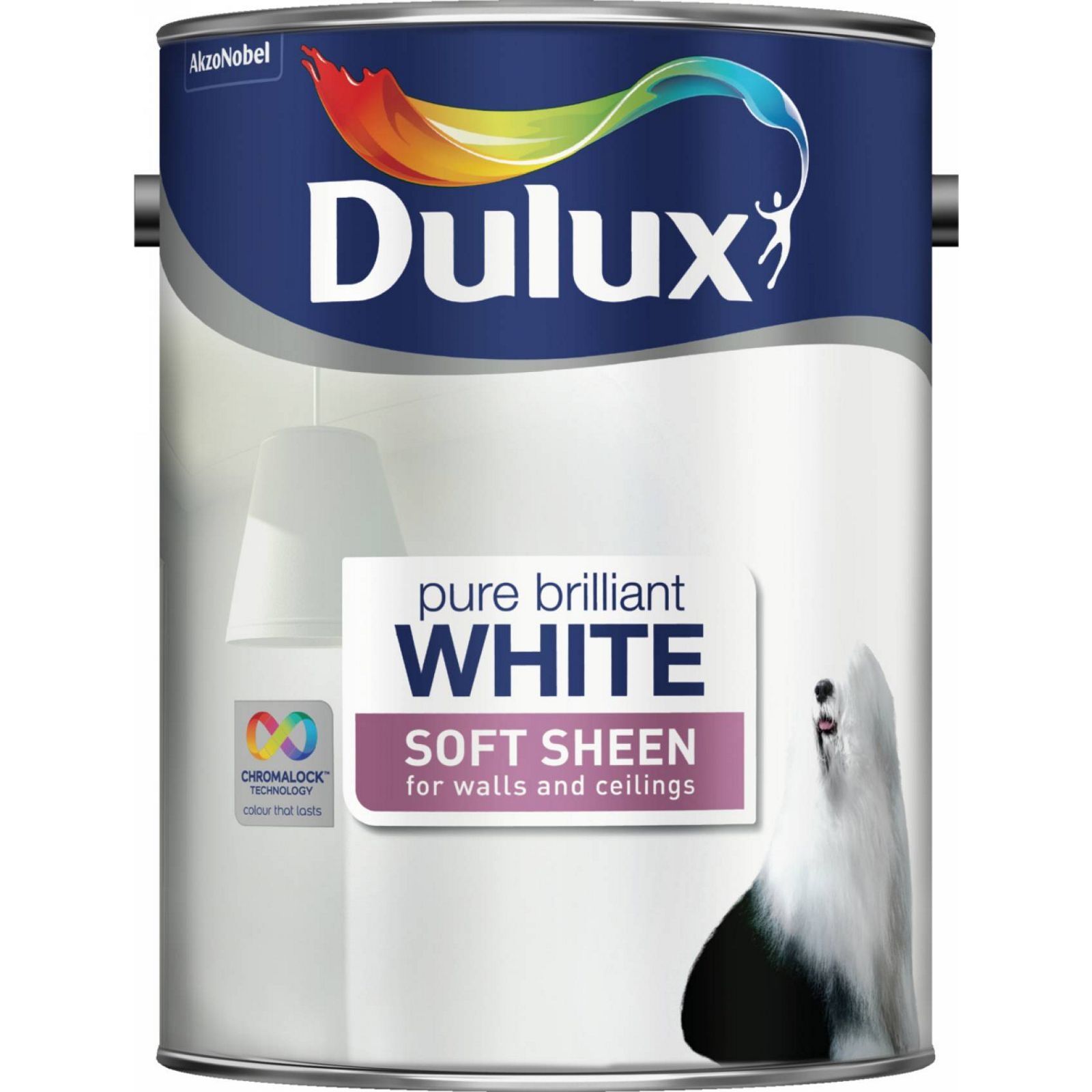 Dulux Matt Emulsion Paint For Walls And Ceilings - Pure Brilliant