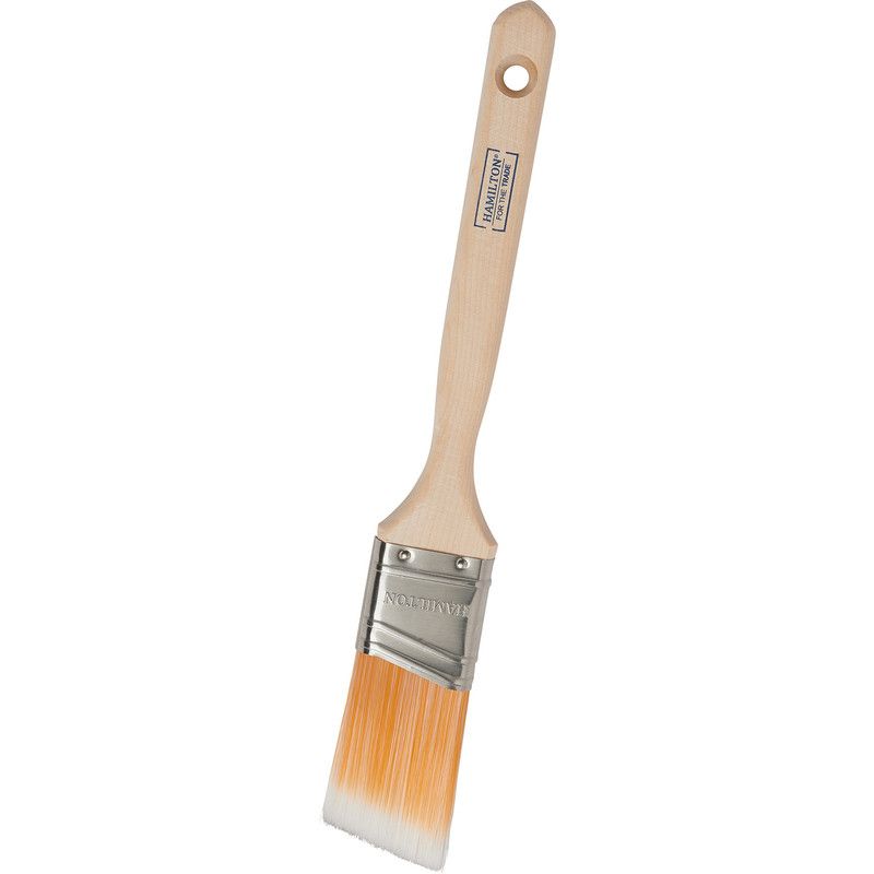Angled shop paint brush
