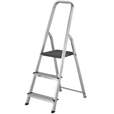 Werner Stepladder 3 Tread High Handrail 7400318L