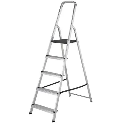 Werner Stepladder 5 Tread High Handrail 7400518L