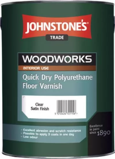 Johnstones Quick Dry Polyurethane Floor Varnish
