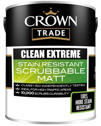 Crown Trade Clean Extreme Scrubbable Matt