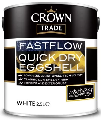 Crown Trade Fast Flow Quick Dry Eggshell