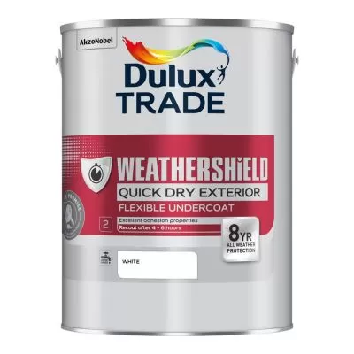 Dulux Trade Weathershield Quick Dry Exterior Flexible Undercoat