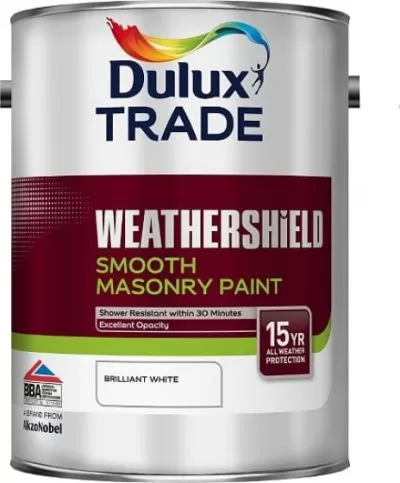 Dulux Trade Weathershield Smooth Masonry Paint