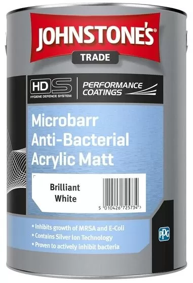 Johnstone's Microbar Anti Bacterial Acrylic Matt