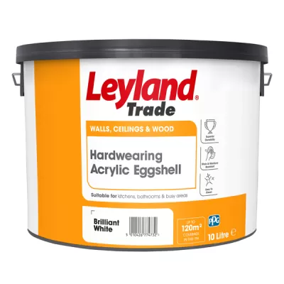 Leyland Trade Hardwearing Acrylic Eggshell
