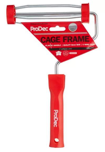 Rodo ProDec 7" x 1.75" Push Fit Plastic Handle Roller Frame