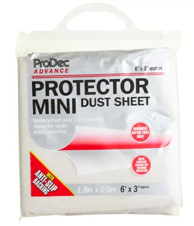 Rodo Prodec Advance 6'x3' Water resistant Protector Cotton Dust Sheet