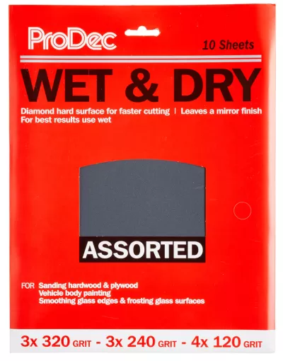 Rodo ProDec 10 pk Assorted Grits Wet and Dry