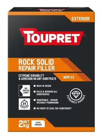 Toupret Rock Solid Repair Filler (Mur Ex)