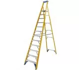 Werner Fibreglass Platform Stepladder 12 Tread 7171218