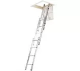 Werner Loft Ladder 3 Section with Handrail 76003
