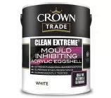 Crown Trade Clean Extreme Mould Inhibiting Acrylic Eggshell