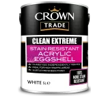 Crown Trade Clean Extreme Stain Resistant Acrylic Eggshell