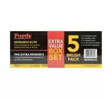 Purdy Monarch Elite & Pro Extra 5 Piece Brush Set ME3PEDUO